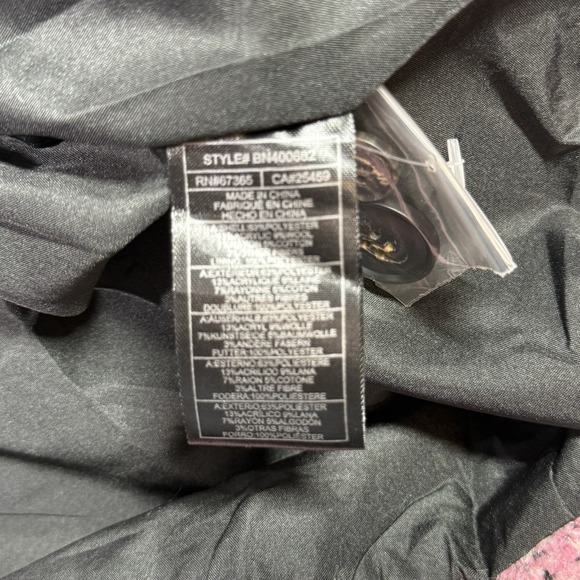 Steve Madden Gemini Coat XL Pink Plaid Peacoat Overcoat Knit Soft Luxury NWT - Picture 11 of 13